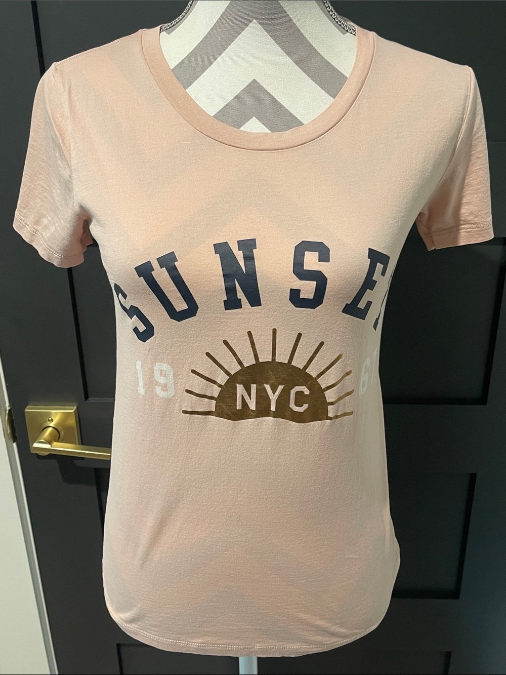 J. Crew Cotton Sunset NYC Graphic Tee Size XXS
